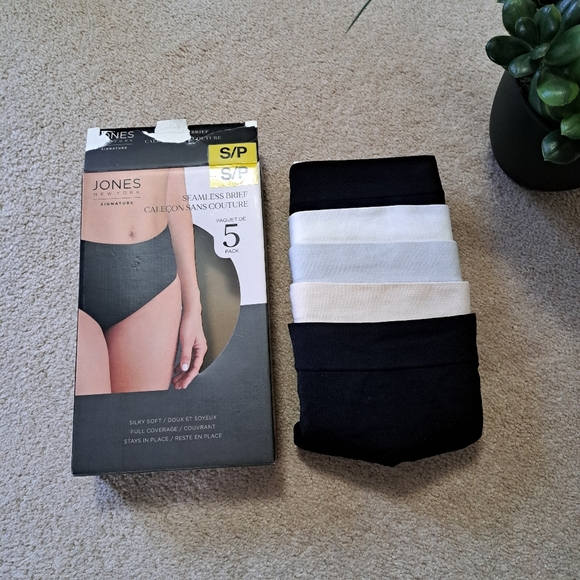Jones New York Seamless Briefs | 5 Pack Underwear Women's Small - Picture 2 of 9